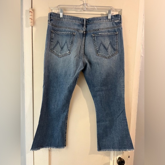 MOTHER JEANS The Nomad Crop Fray Twice as Nice 32 - Picture 4 of 9